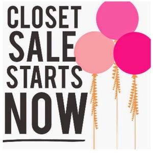 Closet Sale going on now❗️🤗